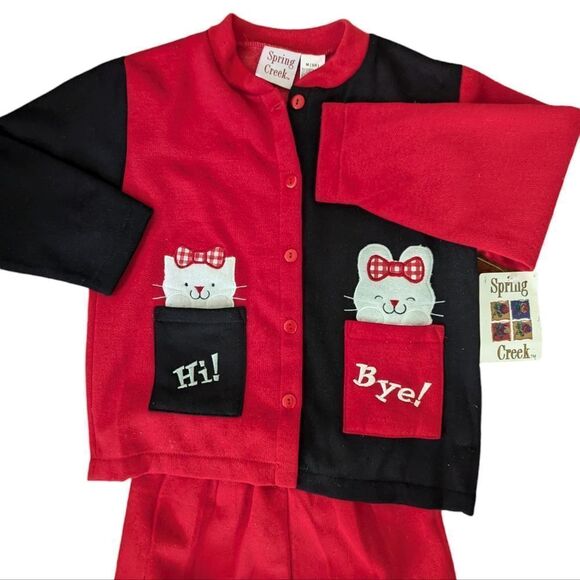 Retro cat and bunny outfit - Picture 7 of 9